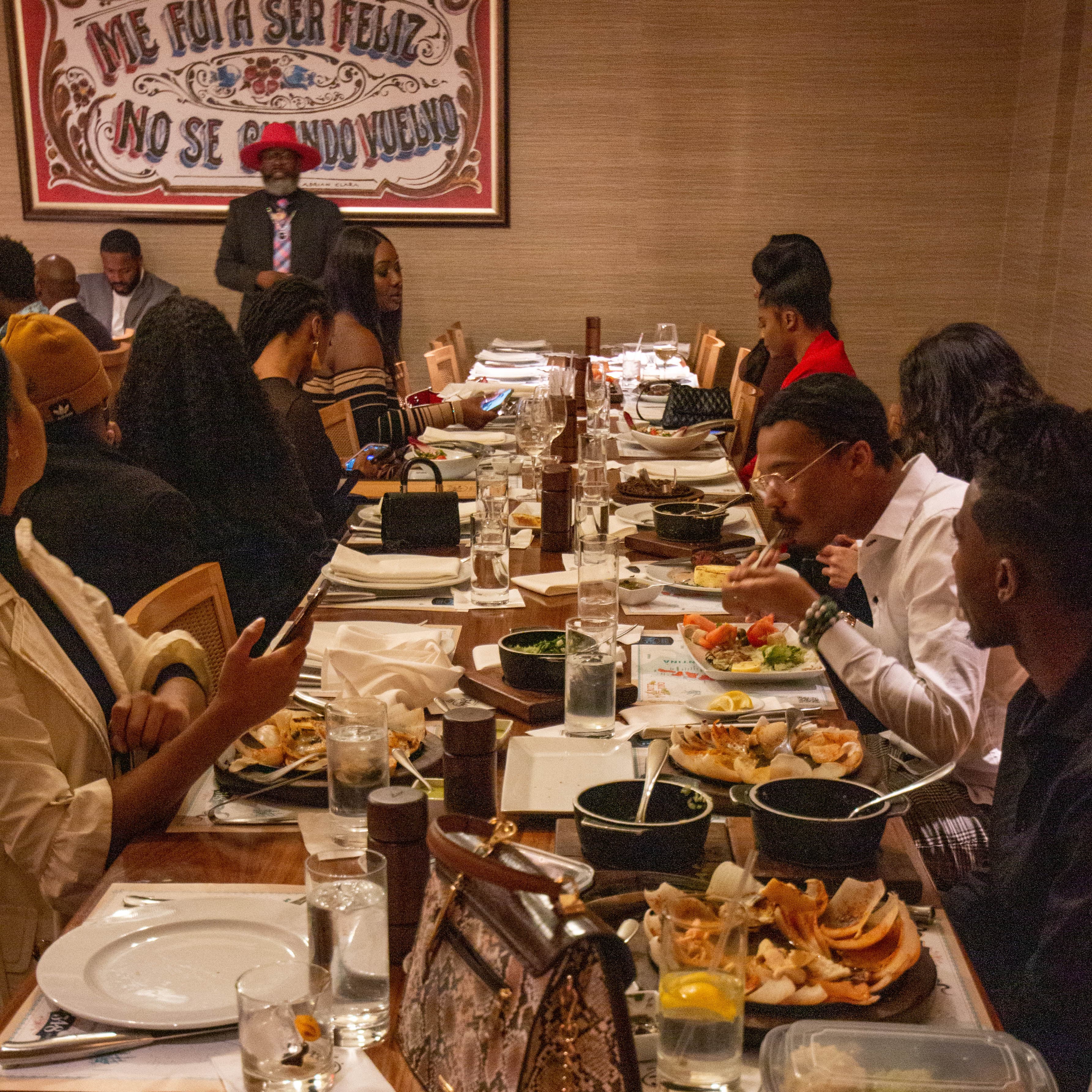 Arts Kollective dinner table