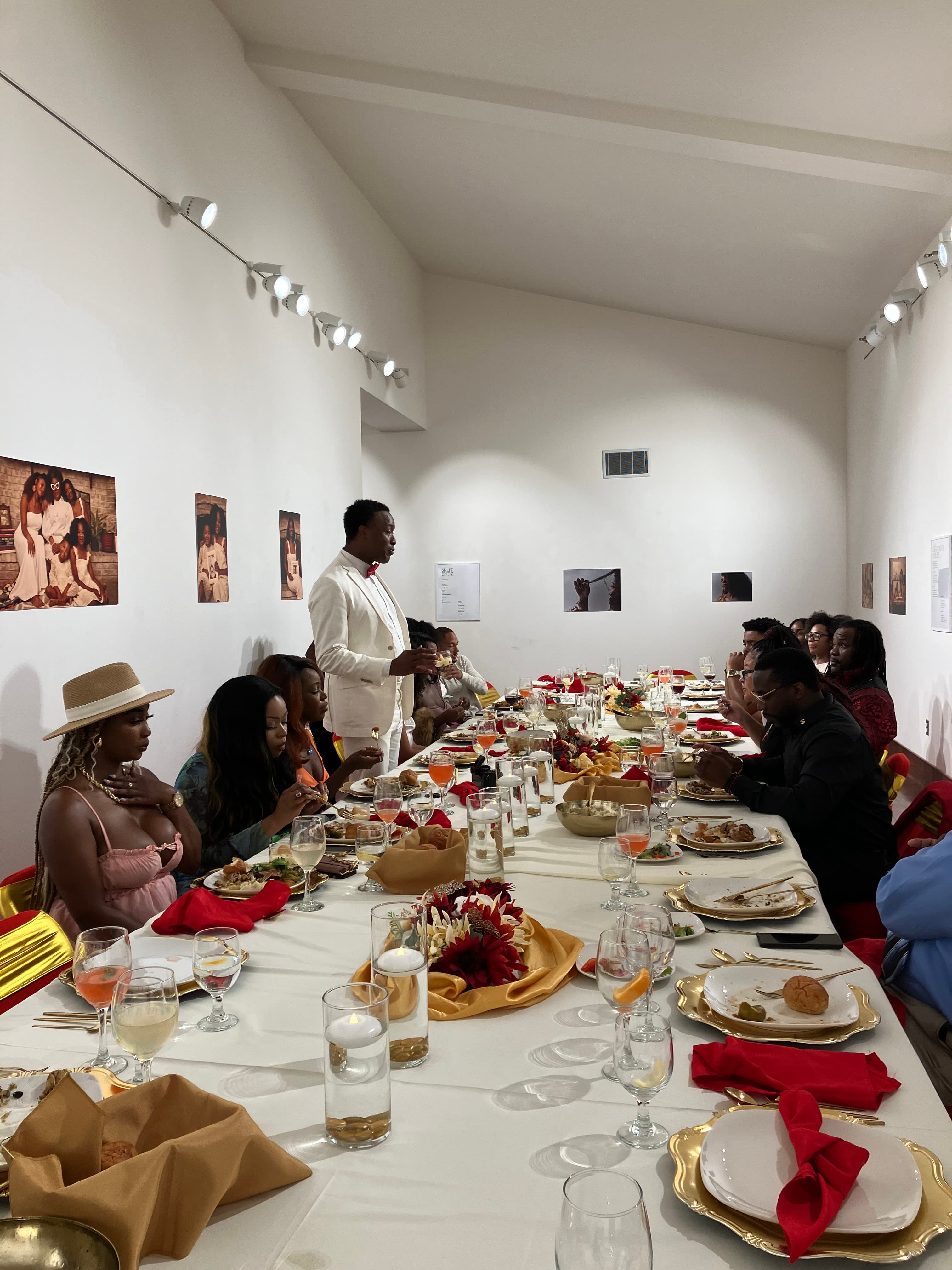 Arts Kollective dinner table