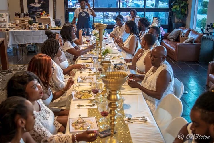 Arts Kollective dinner table