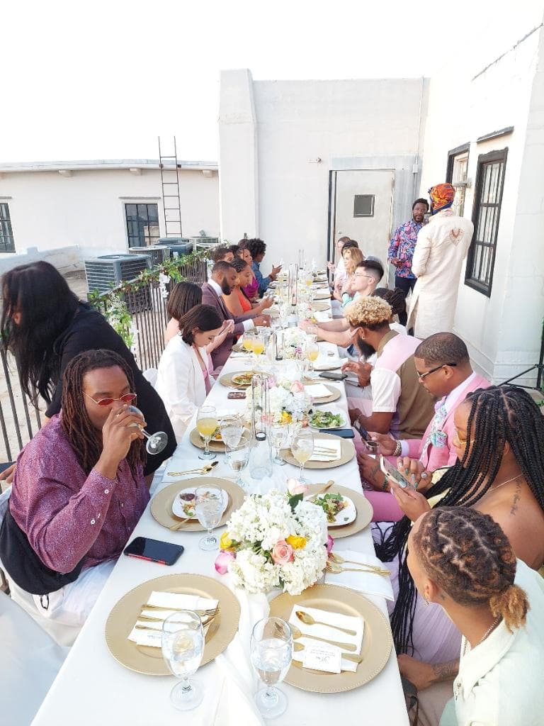 Arts Kollective dinner table